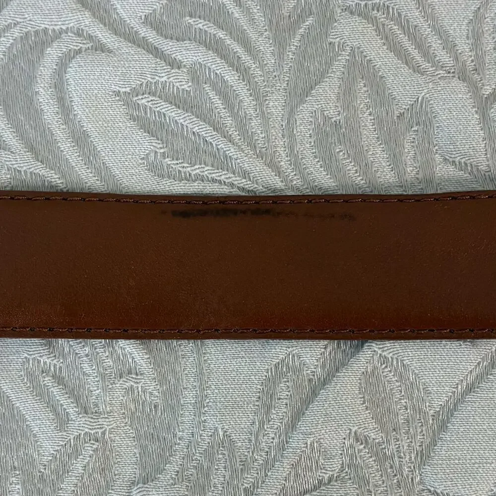 J CREW Leather Belt Men's Saddle Tan Sz36 Granola Cowboy Rustic Western Southern
